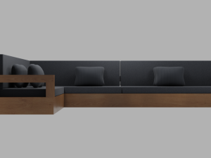 outdoor patio seats Model 3D