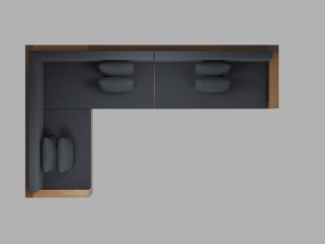 outdoor patio seats Model 3D