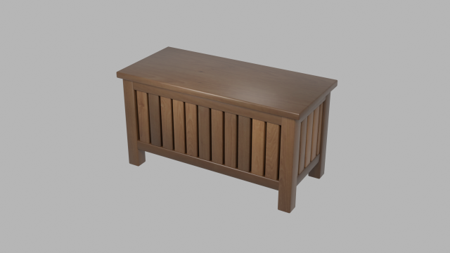 outdoor wooden patio storage crate Modèle 3D .c4d .max .obj .3ds .fbx .stl .blend 