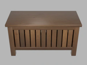 आउटडोर लकड़ी के आँगन भंडारण टोकरा 3D मॉडल