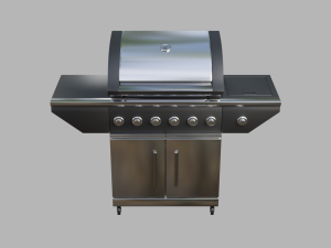 outdoor patio asset collection scene 3D-Modell