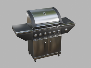 outdoor patio asset collection scene 3D-Modell