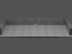 outdoor patio asset collection scene 3D-Modell
