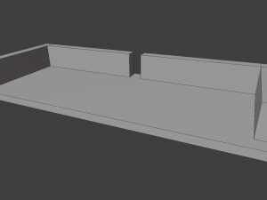 outdoor patio asset collection scene 3D-Modell