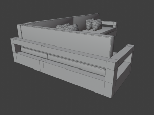 outdoor patio asset collection scene 3D-Modell