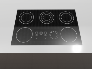modern kitchen scene Modello 3D