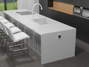 modern kitchen scene Modello 3D