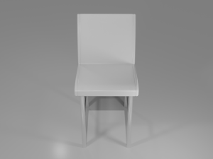 modern kitchen chair Model 3D
