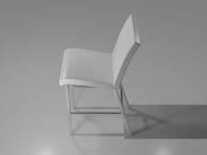 modern kitchen chair Model 3D