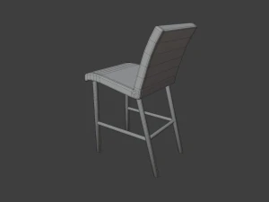 modern kitchen chair 3D Model