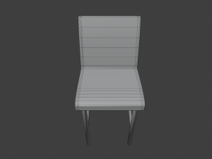 modern kitchen chair Model 3D