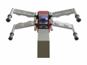 miniature lego star wars x-wing 3Dモデル