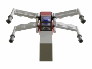 миниатюрный лего звездные войны x-wing 3D Модель