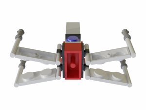 miniature lego star wars x-wing 3Dモデル