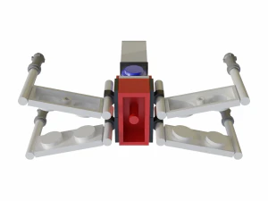 миниатюрный лего звездные войны x-wing 3D Модель