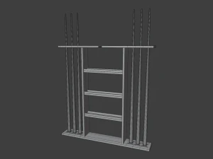 pool table accessories collection 3D Model