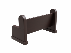 church pew furniture set 3D 模型