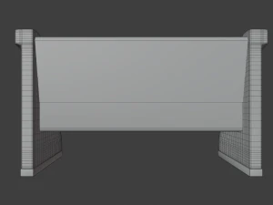 church pew set 3D Model
