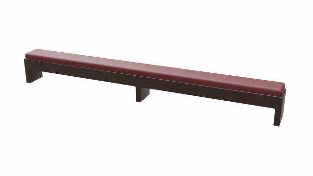church pew kneeler 3D Model .c4d .max .obj .3ds .fbx .stl .blend 