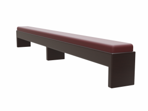 church pew kneeler Modelo 3D