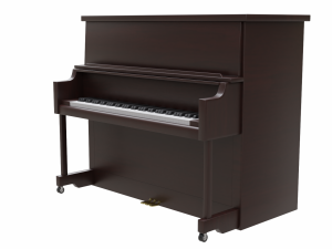 church piano set 2 3D 모델