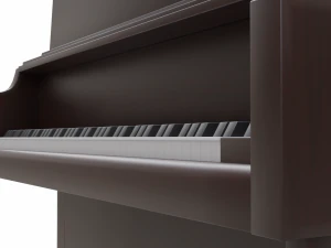 set pianoforte da chiesa 2 Modello 3D