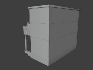 set pianoforte da chiesa 2 Modello 3D