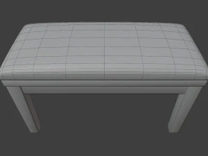 set pianoforte da chiesa 2 Modello 3D