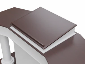 church podium set 3D Model