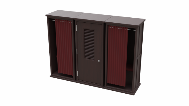 church confession box 2 3D Model .c4d .max .obj .3ds .fbx .stl .blend 