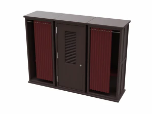 confessionale della chiesa 2 Modello 3D