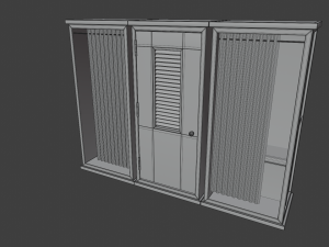 church confession box 2 3D Model