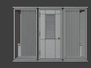 church confession box 2 3D Model
