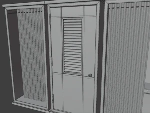 church confession box 2 3D Model