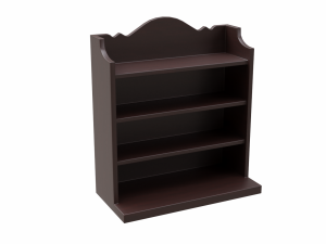 church bookcase Modèle 3D