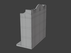 church bookcase Modèle 3D