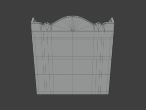 church bookcase Modèle 3D