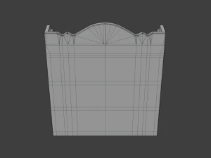 libreria della chiesa Modello 3D