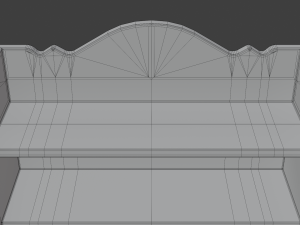church bookcase Modèle 3D