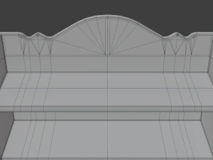 libreria della chiesa Modello 3D