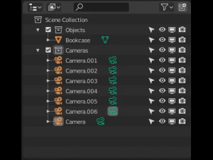 libreria della chiesa Modello 3D
