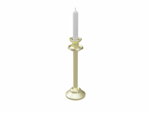 church candle 3D 模型