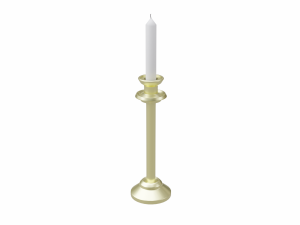 church candle 3D 模型