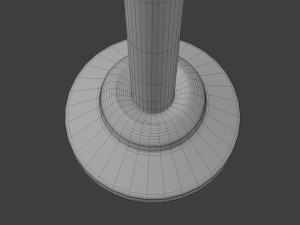 church candle 3D 模型