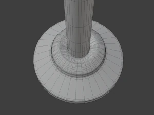 vela da igreja Modelo 3D