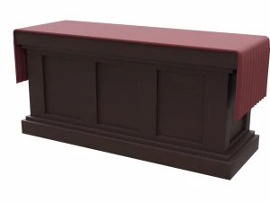 church furniture asset collection 3D Model