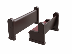 church furniture asset collection Model 3D