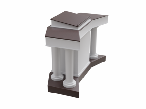 church furniture asset collection Model 3D