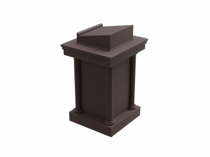 church furniture asset collection Model 3D