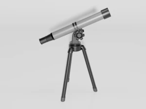 telesc&oacute;pio Modelo 3D